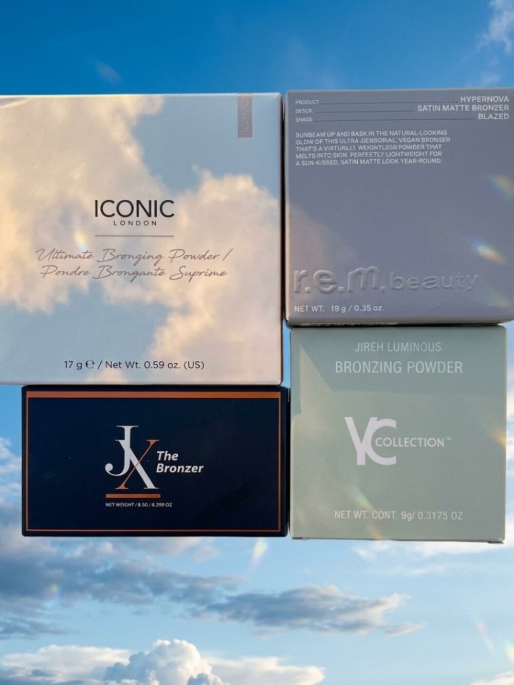 Luxury Bronzing Set of 4 -Iconic London, r.e.m. beauty, YC Collection, JX